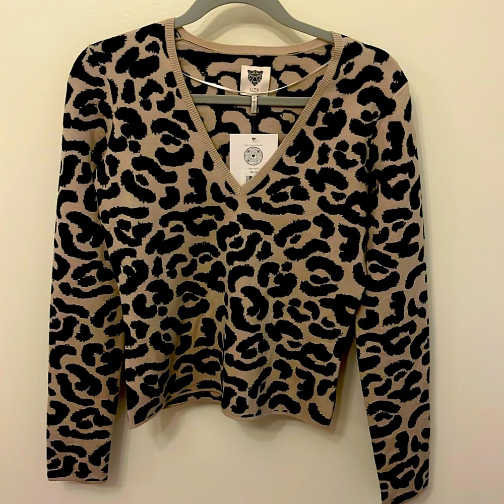 NWT Lita by Ciara merino wool blend sweater size small